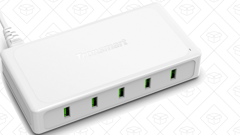 Tronsmart Titan 5-Port QC 2.0 Charger, $20 with code TITANUSB